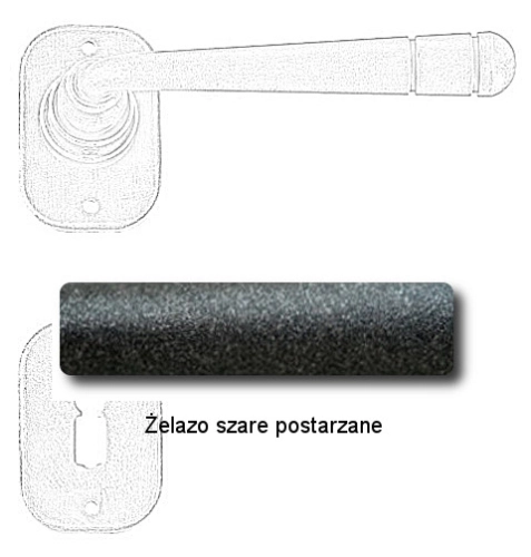 Żelazo szare postarzane