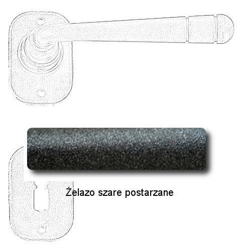 Żelazo szare postarzane