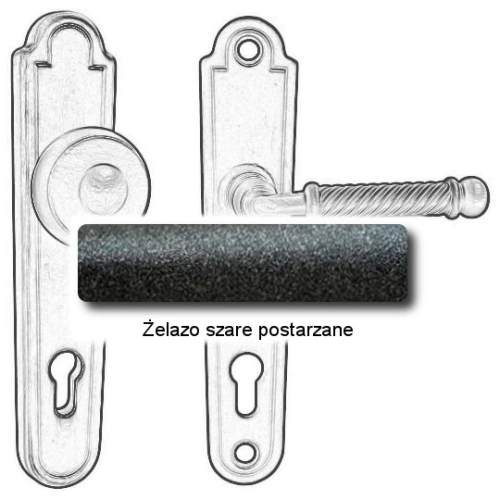 Żelazo szare postarzane