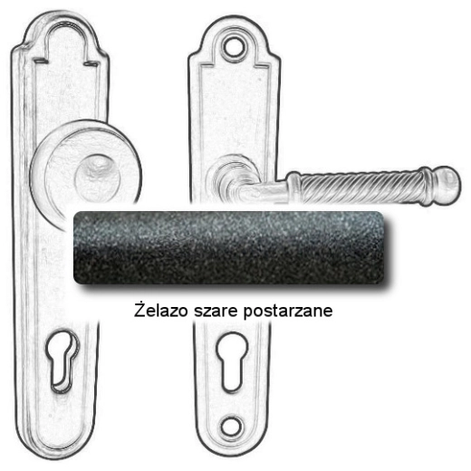 Żelazo szare postarzane