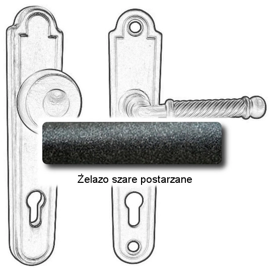 Żelazo szare postarzane