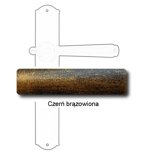Czerń brązowiona