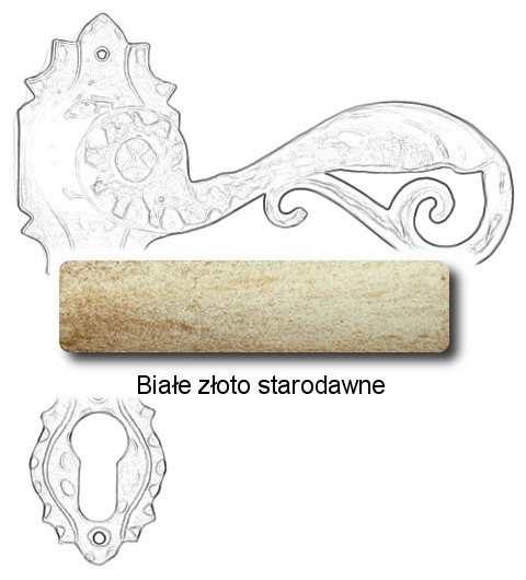 Białe złoto starodawne