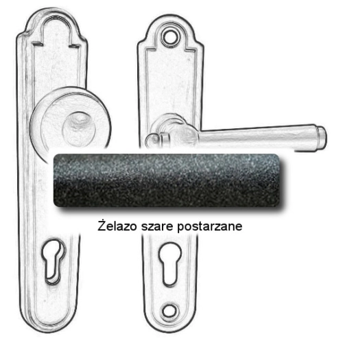 Żelazo szare postarzane
