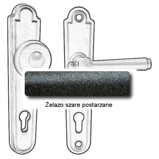 Żelazo szare postarzane
