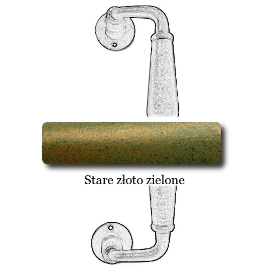 Stare złoto zielone