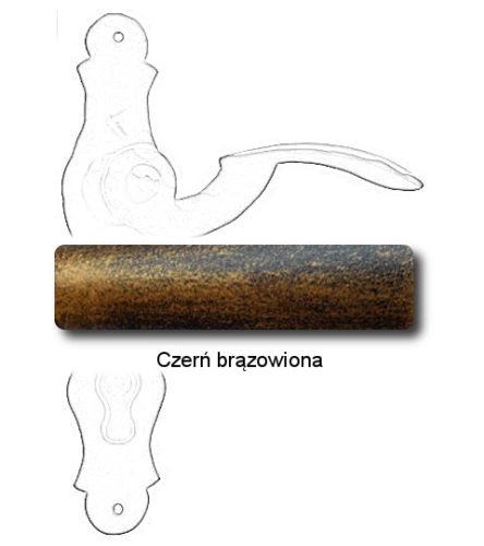 Czerń brązowiona