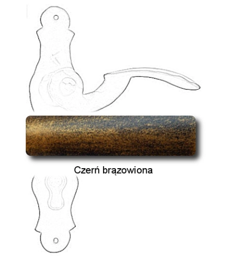 Czerń brązowiona