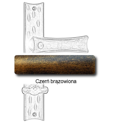 Czerń brązowiona