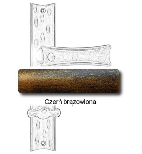 Czerń brązowiona