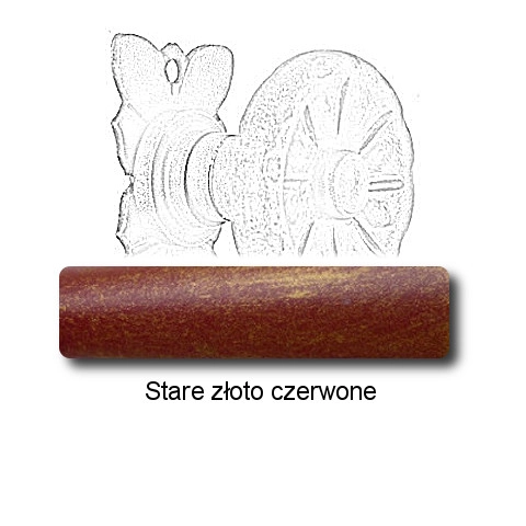 Stare złoto czerwone