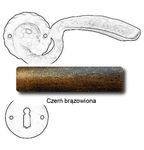 Czerń brązowiona