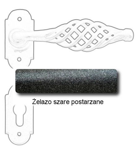 Żelazo szare postarzane