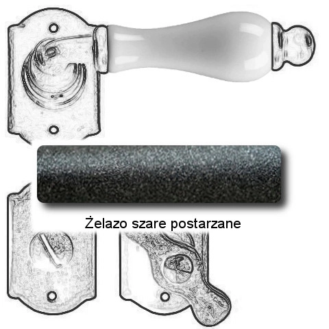 Żelazo szare postarzane