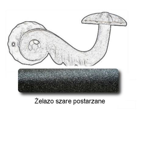 Żelazo szare postarzane