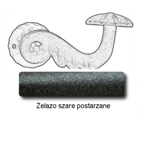 Żelazo szare postarzane