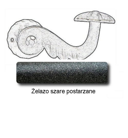 Żelazo szare postarzane