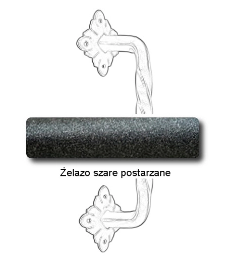 Żelazo szare postarzane