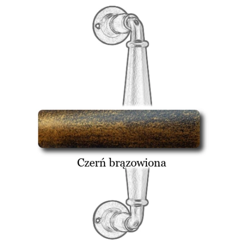 Czerń brązowiona