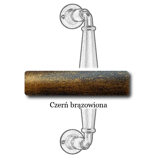Czerń brązowiona