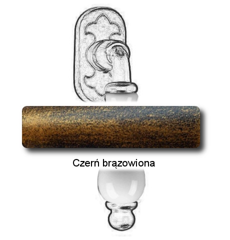 Czerń brązowiona