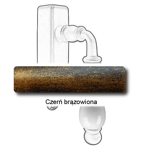 Czerń brązowiona