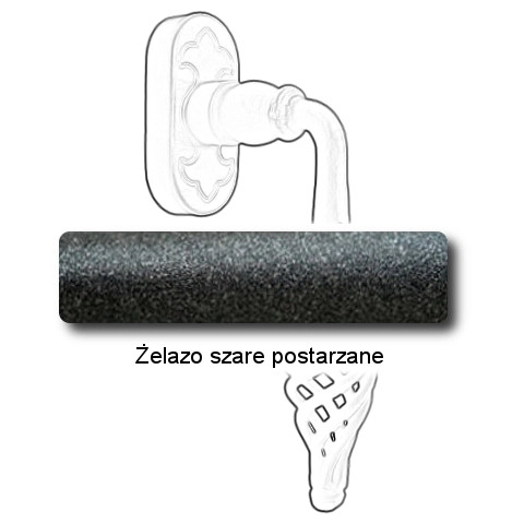 Żelazo szare postarzane