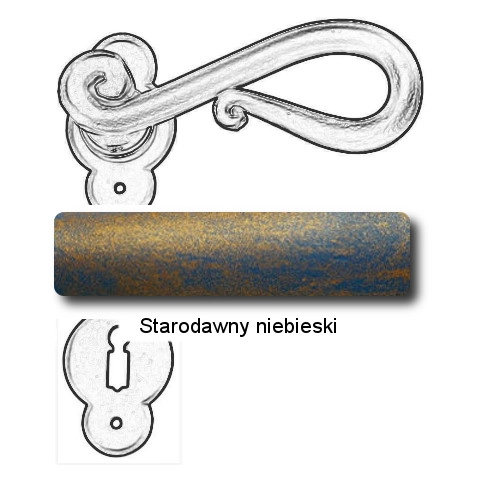 Starodawny niebieski
