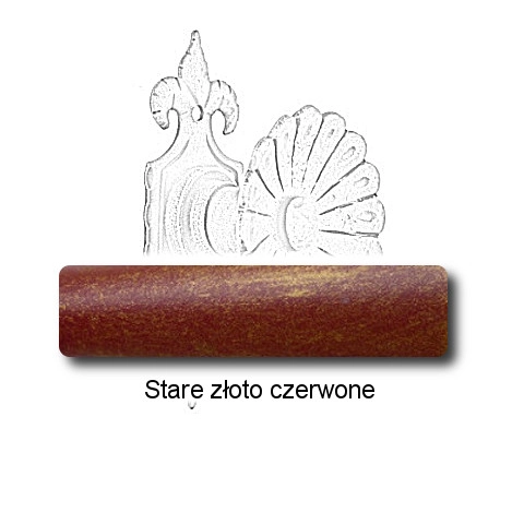 Stare złoto czerwone
