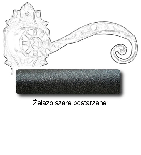 Żelazo szare postarzane