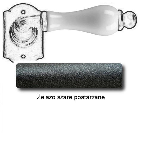 Żelazo szare postarzane