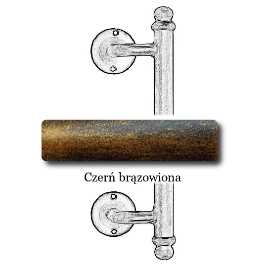 Czerń brązowiona