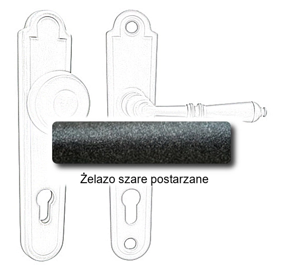 Żelazo szare postarzane