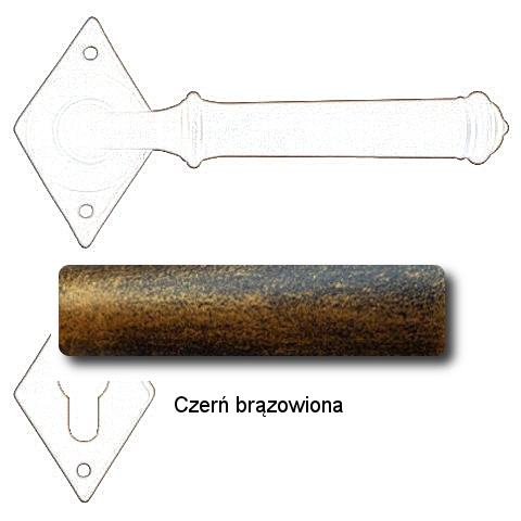 Czerń brązowiona