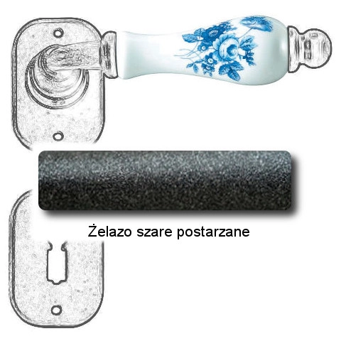 Żelazo szare postarzane