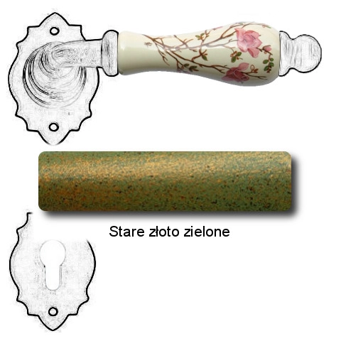 Stare złoto zielone