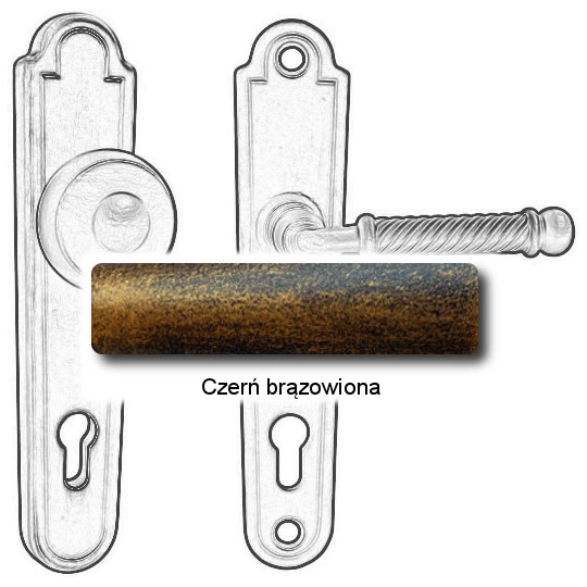 Czerń brązowiona