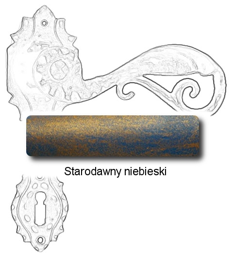 Starodawny niebieski