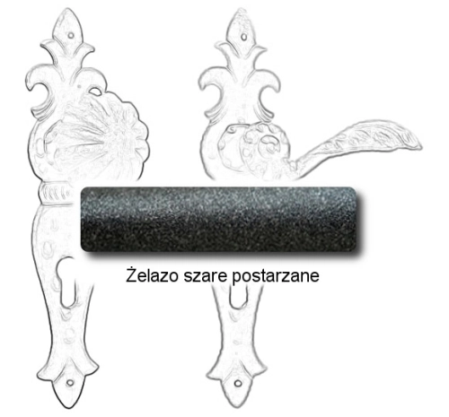 Żelazo szare postarzane