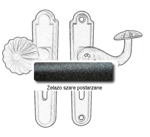 Żelazo szare postarzane