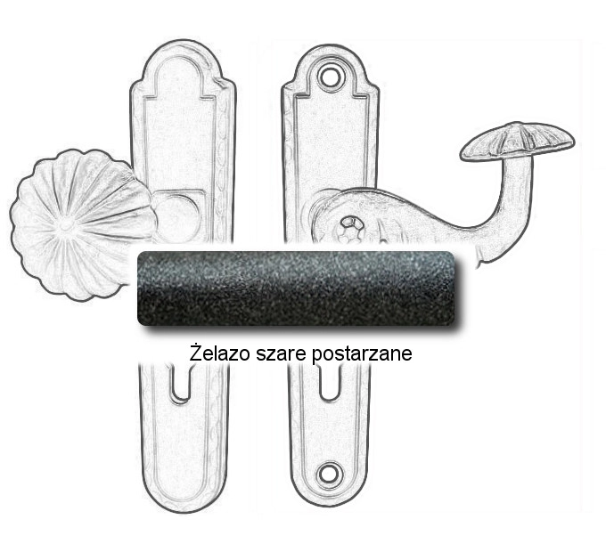 Żelazo szare postarzane