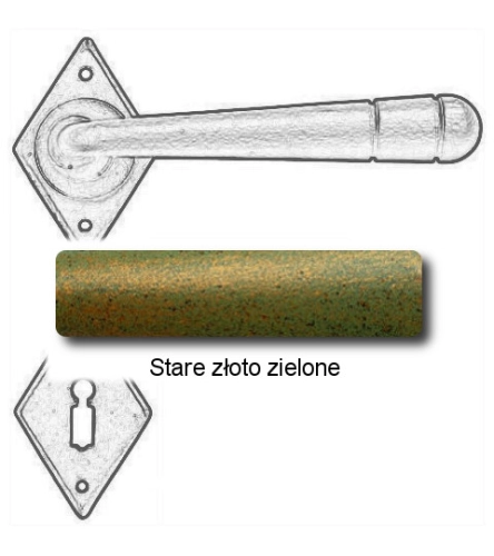 Stare złoto zielone