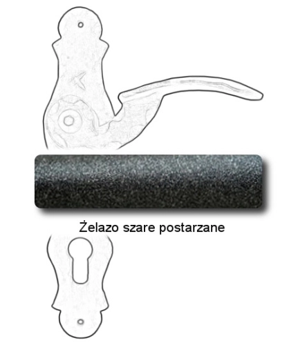 Żelazo szare postarzane