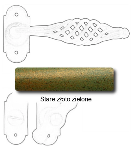 Stare złoto zielone