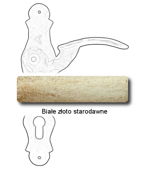 Białe złoto starodawne