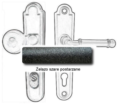 Żelazo szare postarzane