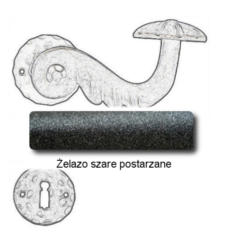 Żelazo szare postarzane