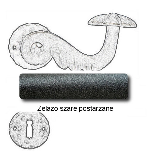 Żelazo szare postarzane