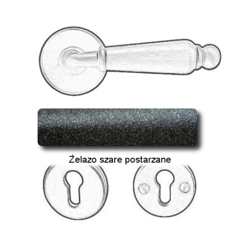 Żelazo szare postarzane