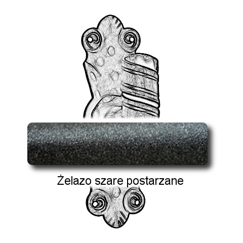Żelazo szare postarzane